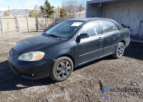 2003 Toyota Corolla Le z USA, uszkodzony, nr VIN 2T1BR38E53C128311